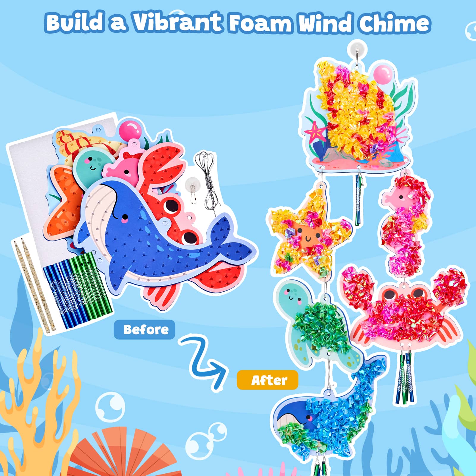 Poke in Art Kit - Ocean (Өрөөний чимэглэл)