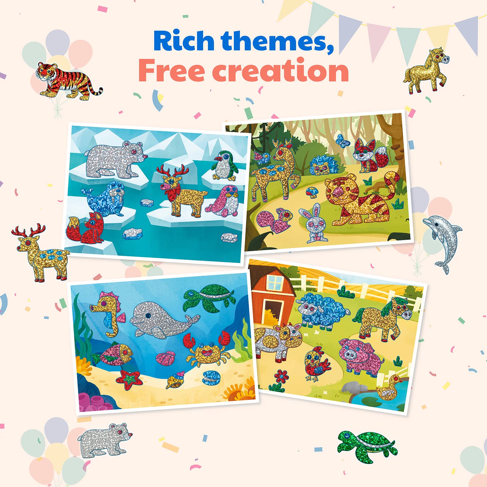 Ocean Sparkle Foil - 24 Set (Найзуудын 24 ширхэг багцтай)